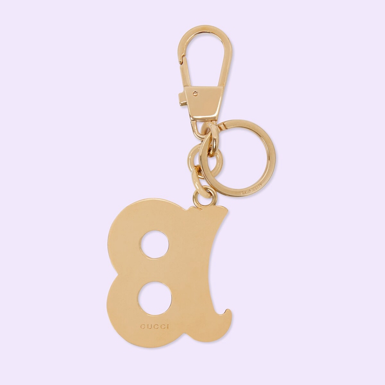 727966.JCFUG.8555.002.100.0000.Light Letter B Plexiglas keychain